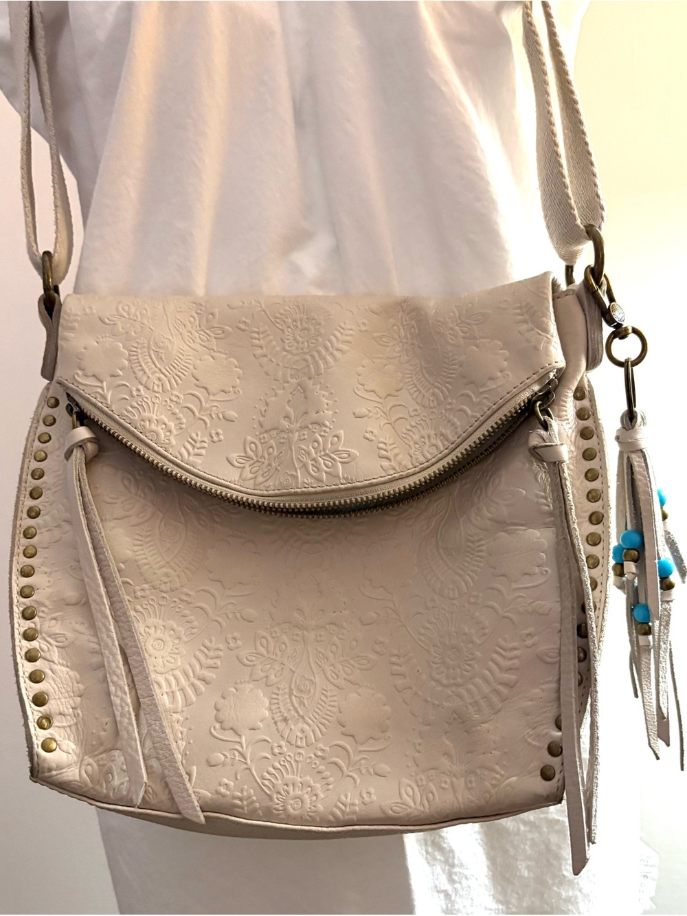 The Sak Silverlake Embossed Leather Crossbody